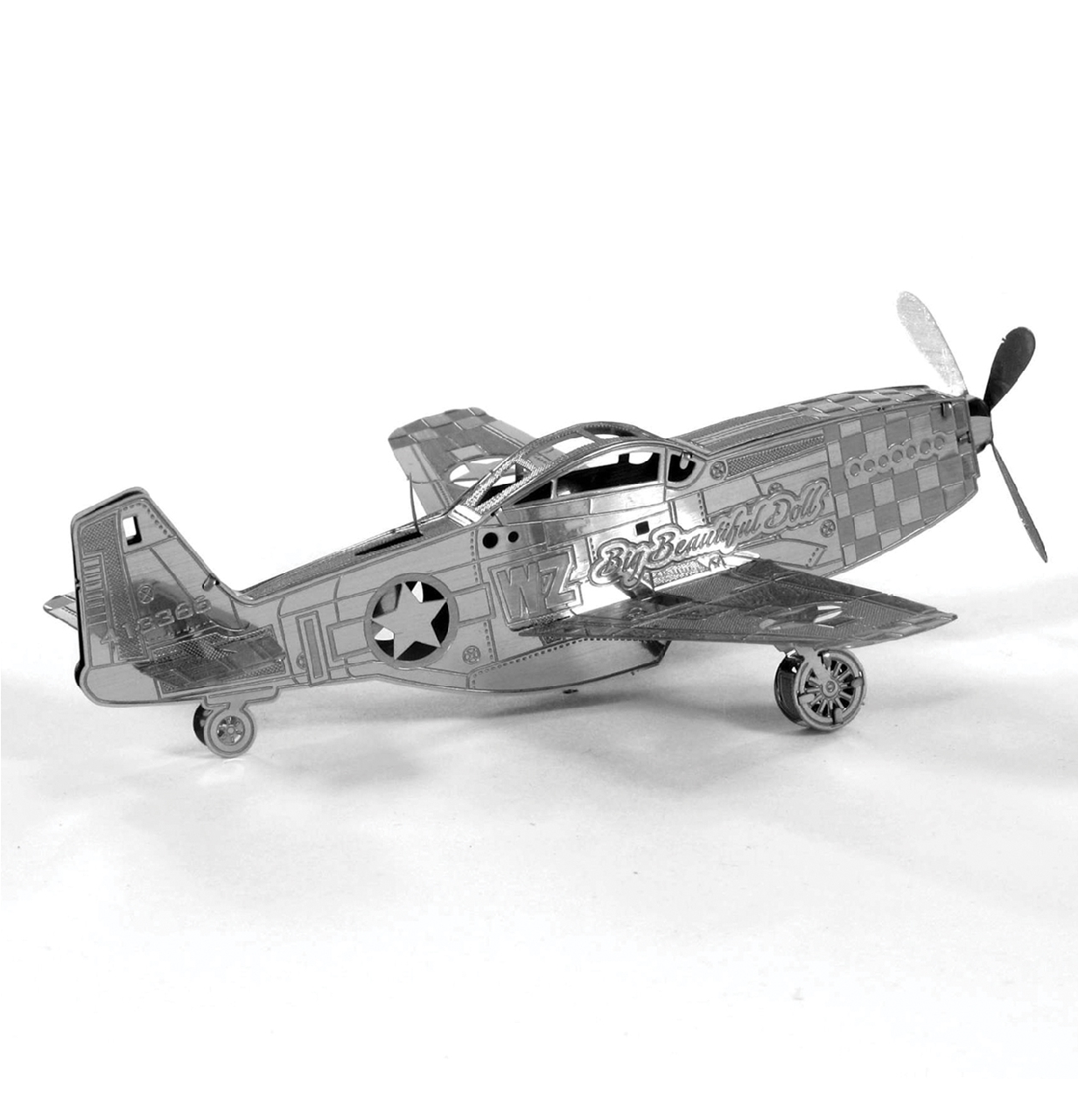 FASCINATIONS INC METAL EARTH MMS003 P-51 MUSTANG