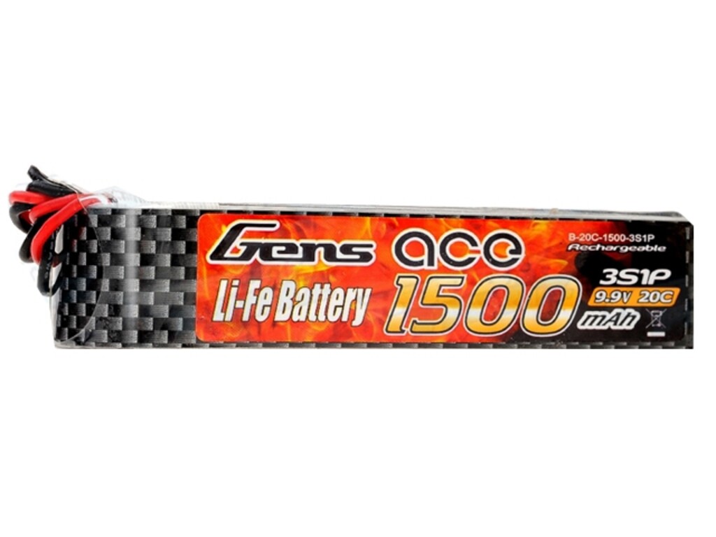 GENS ACE 9.9V 1500MAH LIFE FUT/JST FINO