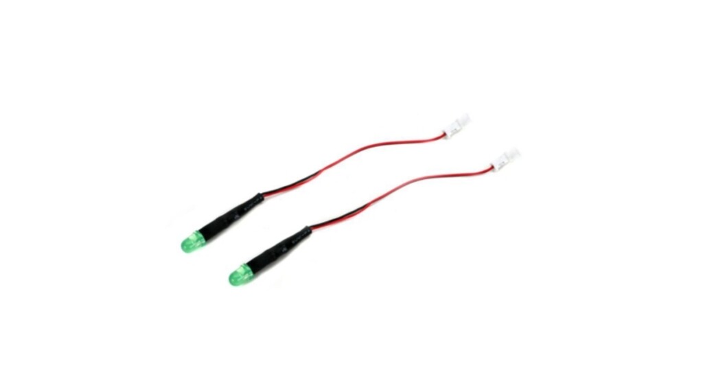 EFLA610 GREEN LED FLASHING 2PC