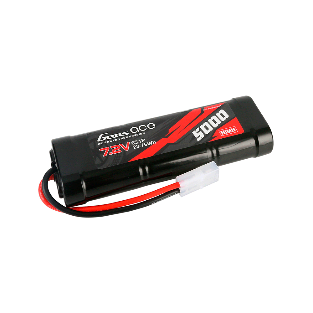 GENS ACE 7.2V 5000MAH 6-CELL NIMH TAMIYA PLUG