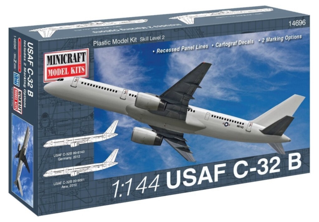 PLAST MINICRAFT C-32B USAF 1/144 14696