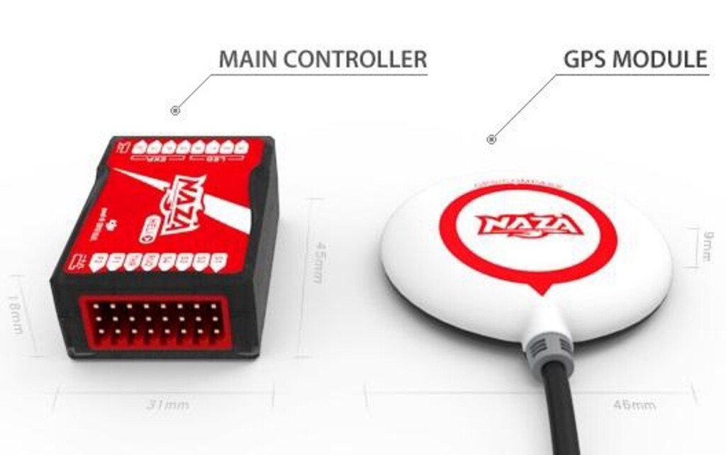 DJI NAZA-H + GPS + BEC HELI AUTO PILOT