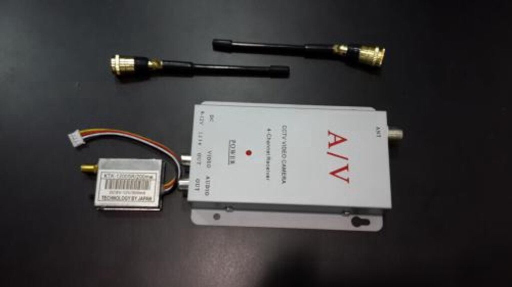 MR RETORNO DE VIDEO 4CH 200MW 12V 1.2MHZ