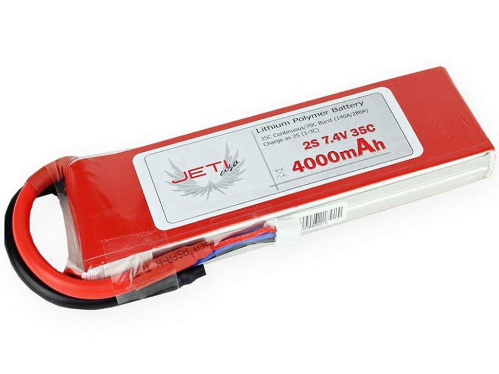 JETI LIPO 7.4V 4000MA 35C PRO POWER 2S