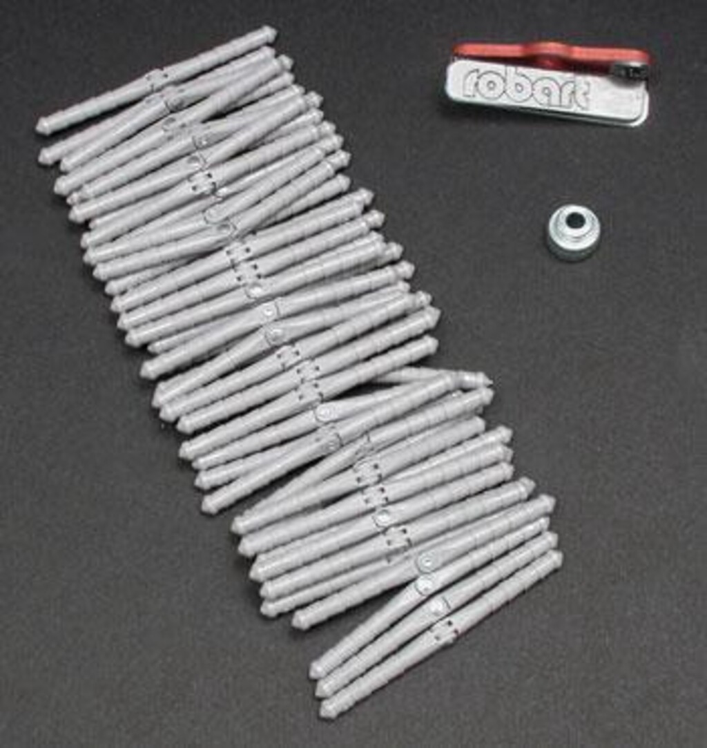 DOBRADICAS PONTO 1/8 ROBART 50PC 311