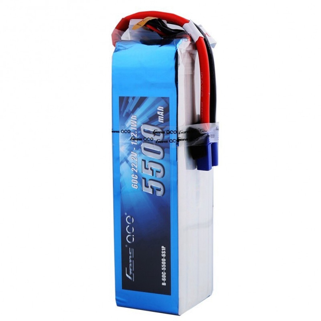 GENS ACE 22.2V 5500MA 60C LIPO EC5  PLUG