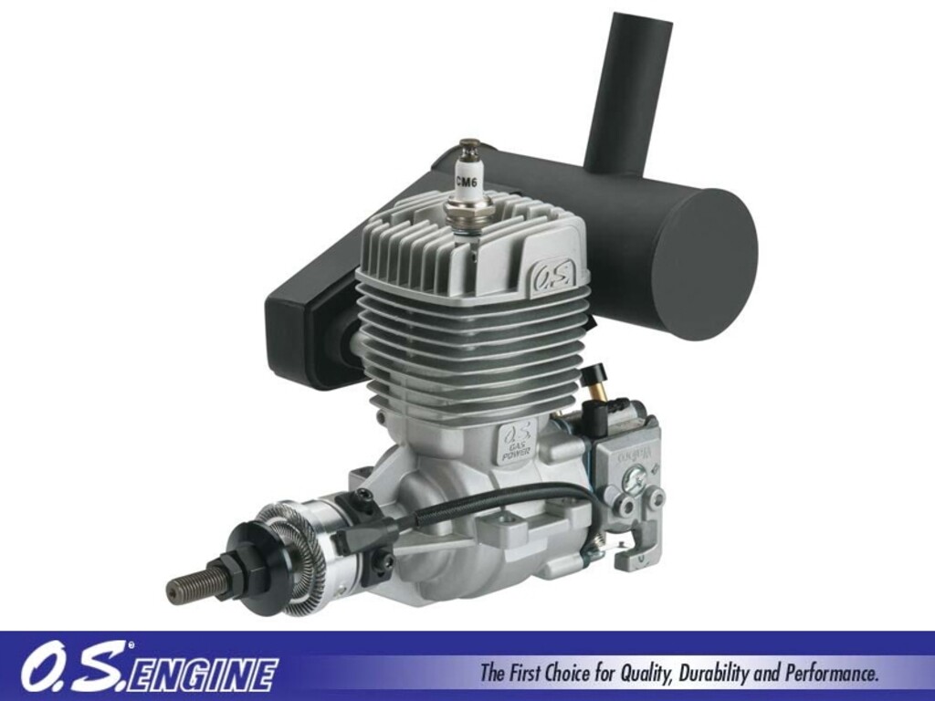 MOTOR OS GT22 GAS C/IGNICAO MUFFLER 38200