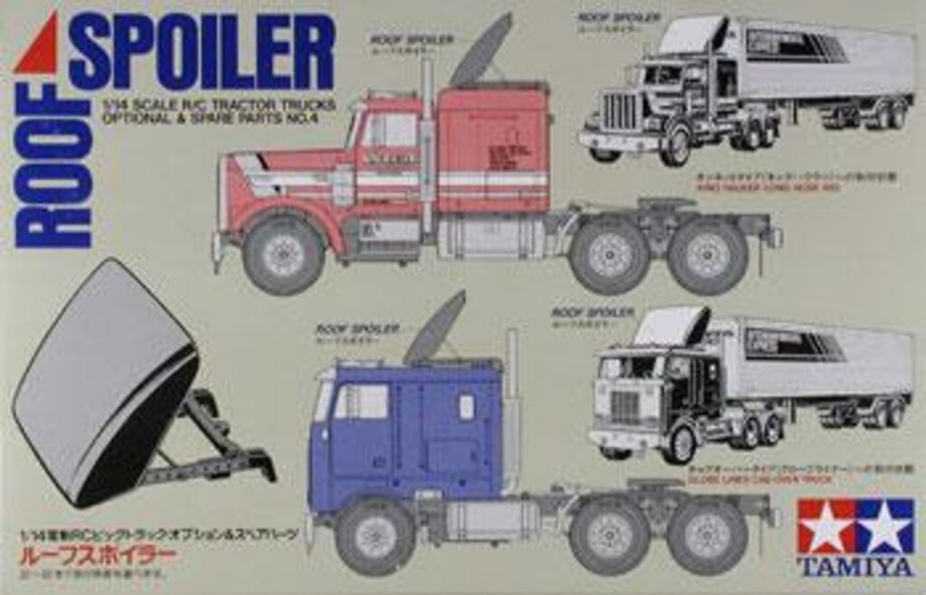 TAMIYA ACC TRATOR TRUCK ROOF SPOILER 1/14 56504