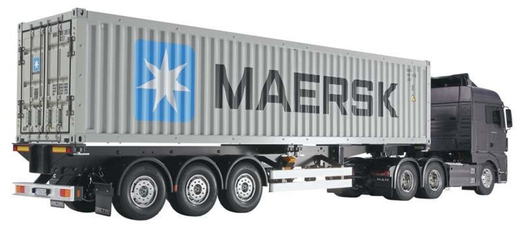 TAMIYA ACC CONTAINER TRAILER MAERSK 40FT 3 EIXO 56326