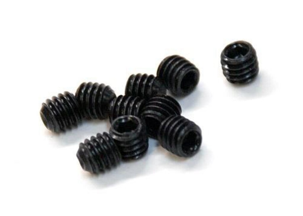 HT M4*4 GRUB HEX SCREWS 10PC 02099