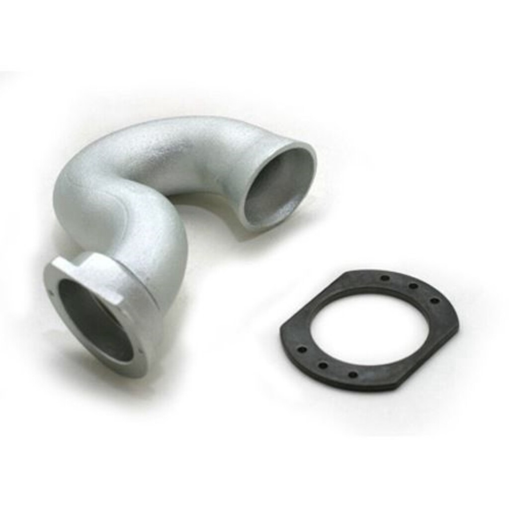 TRAXXAS ACC REVO/SLAYER EXHAUST HEADER ALUMINUM SILVER 5340X