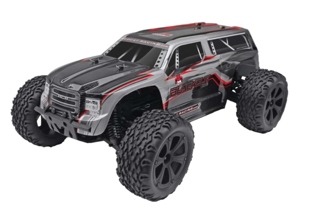 REDCAT 1/10 BLACKOUT XTE-SILVERSUV TRUCK RER 07011