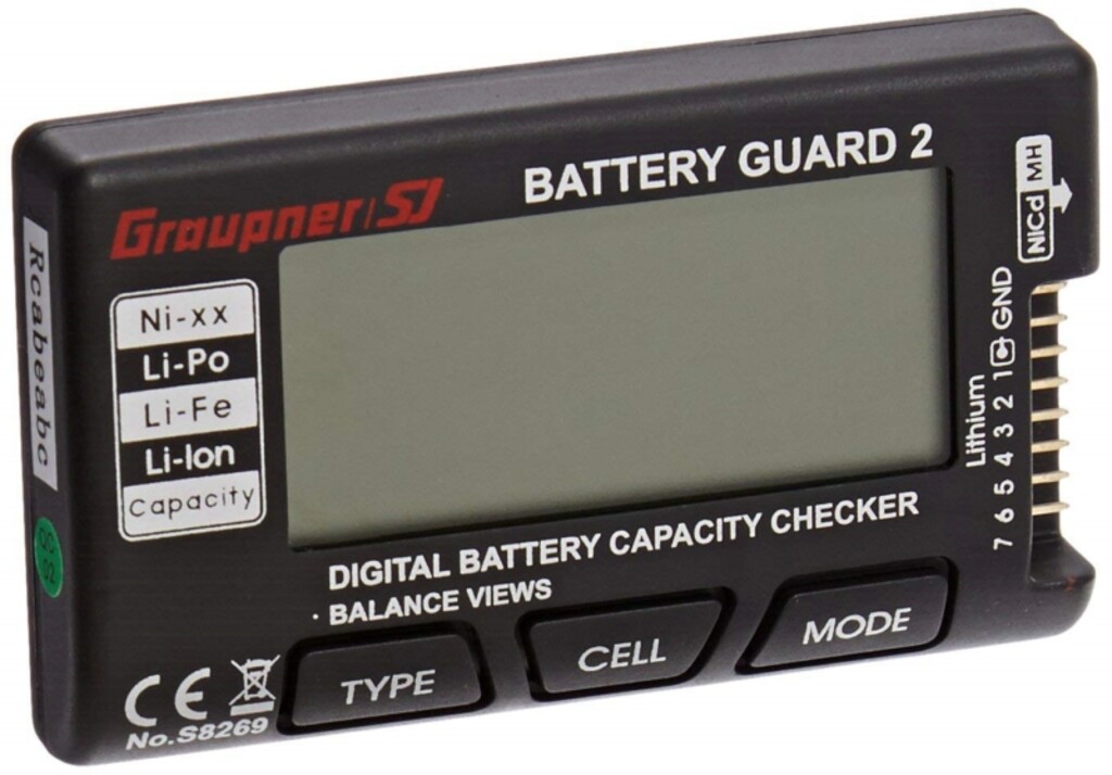 GRAUPNER BATTERY CHECKER GUARD II S8269