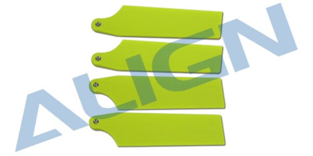 TR470L TAIL BLADE 74MM YELLOW HQ0743CT