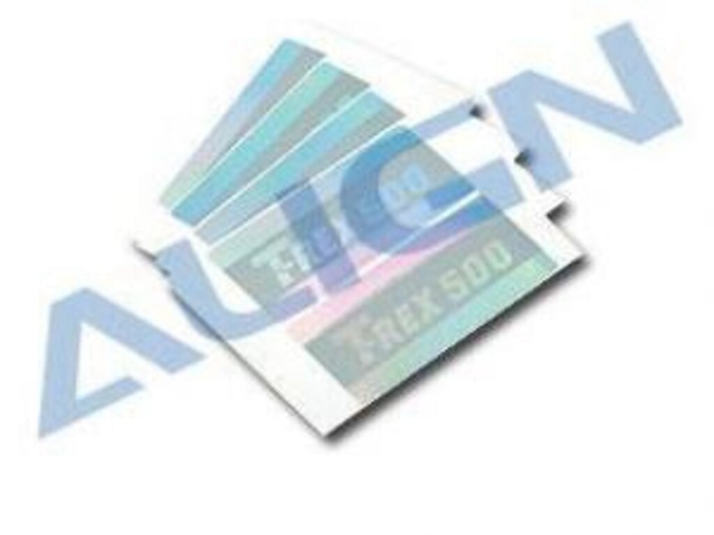 TR500 FLYBAR PADDLE STICKER H50058T