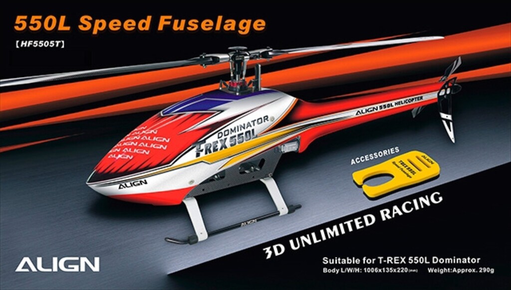 TR550L SPEED FUSELAGE RED HF5505T