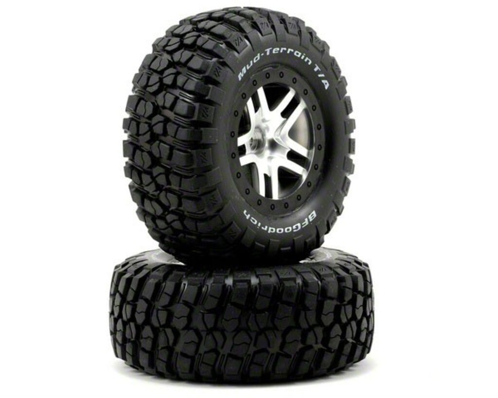 RODA TRAXXAS SLASH KM2 TIRE ON SCT PLIT SPOKE 5877