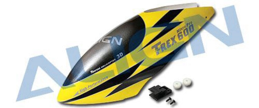 TR600N PAINTED CANOPY LIGHT YELOW HC6006