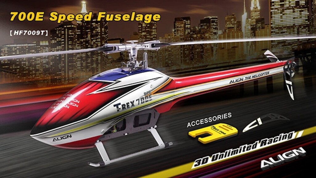 TR700E SPEED FUSELAGE RED HF7009T