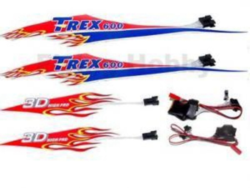 FLASHING STICKER T-REX 600