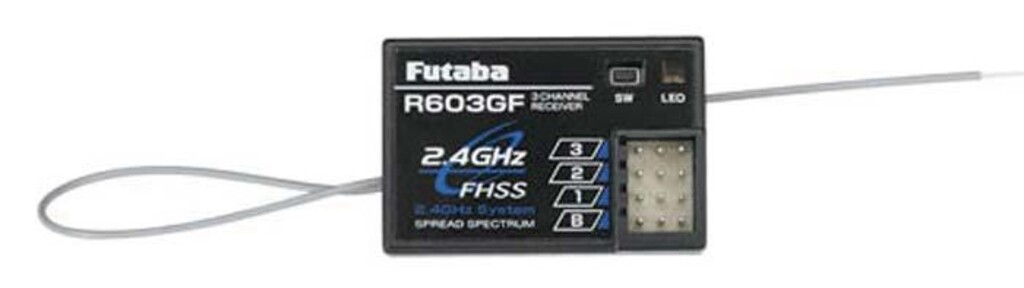 R603GF REC.3CH 2.4GHZ FHSS 2PL FUTL7615