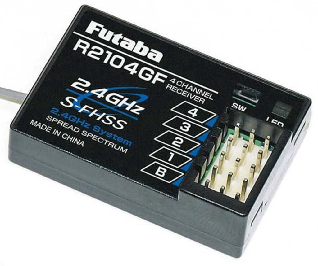 RECEPTOR FUTABA 4CH R2104GF (S-FHSS) FOR SURFACE 01102199-3