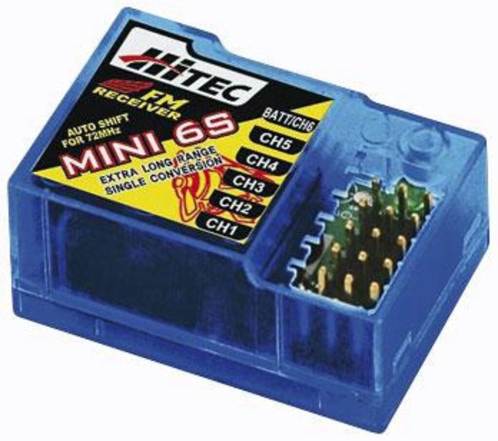 R6CH FM HITEC 72MHZ SINGLE AUTO 28872