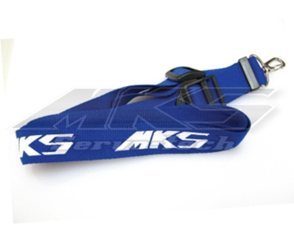 MKS RADIO NECK STRAP BLUE