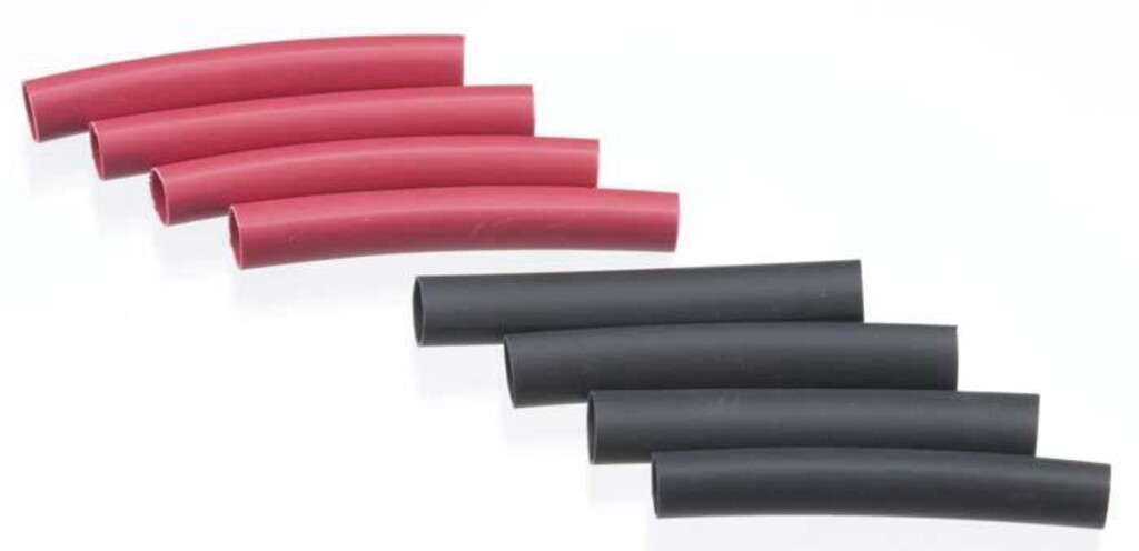 HEAT SHRIK TUBE 3/16 DUBRO RED/BLACK 939