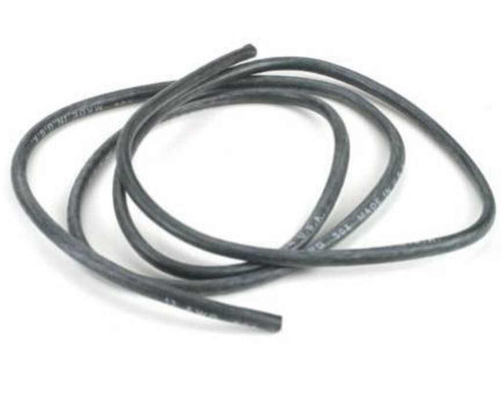 SILICONE WIRE 1M 13G BLACK DYN8851