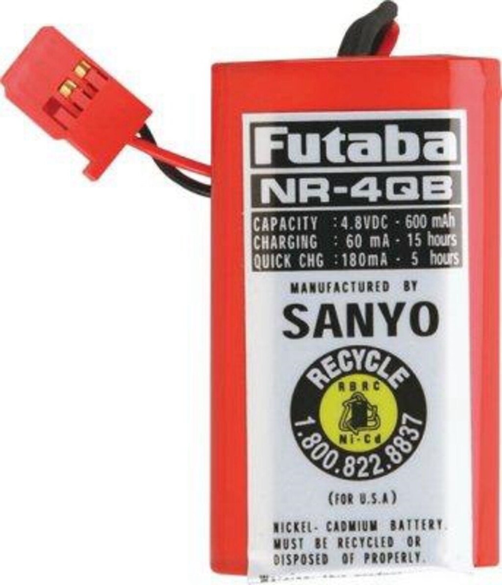 PACK FUTABA 4.8V 600MA NR-4QB FUTM1295
