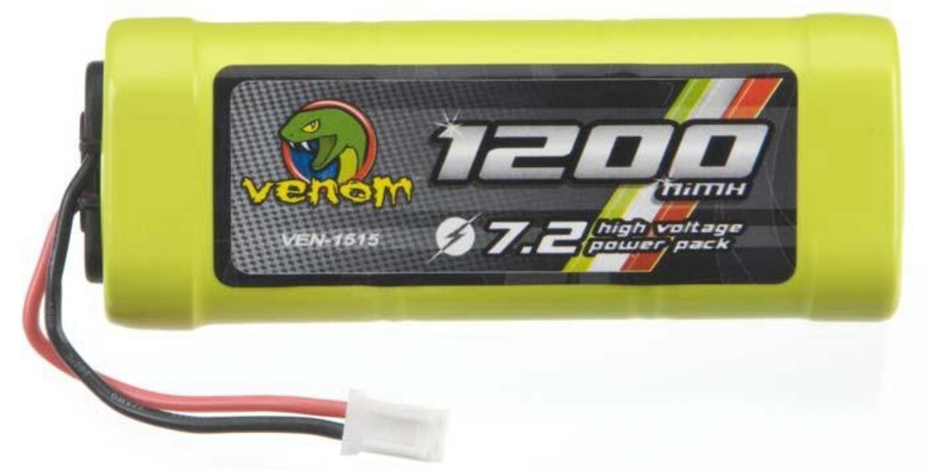 PACK VENOM 7.2V 1200MA 2/3A STICK 1515