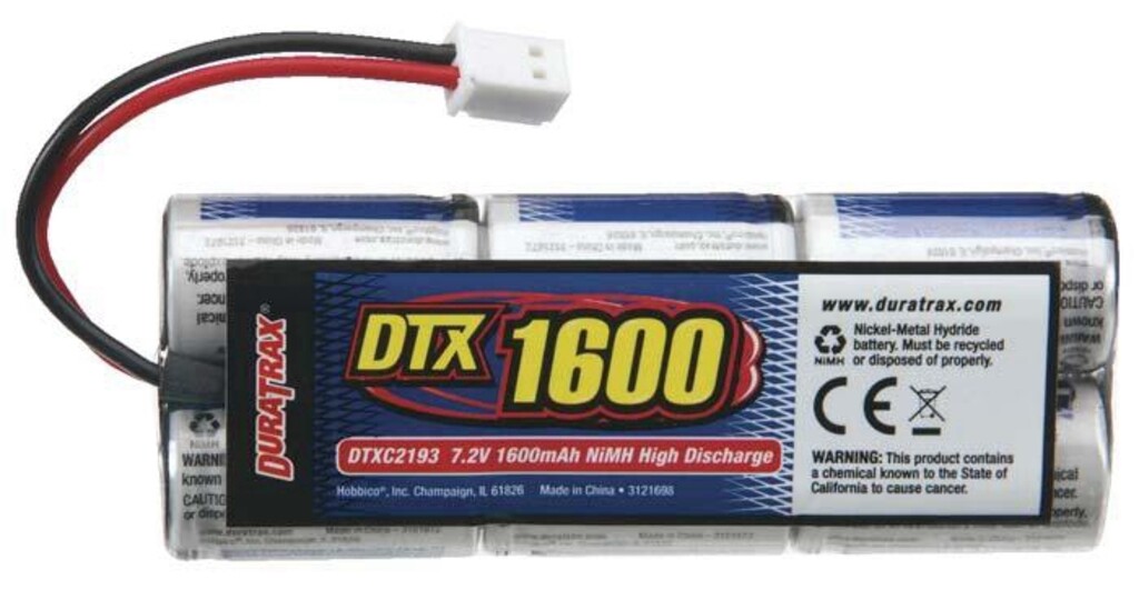 PACK 7.2V 1600MA STICK DTXC2193