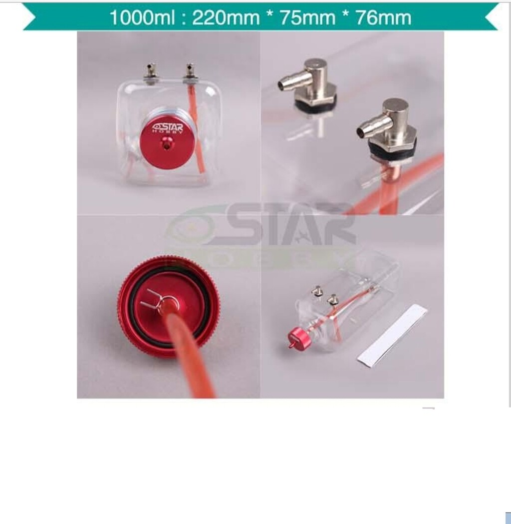 6SH TRANSPARENT TANK 1000ML TMYX-1000