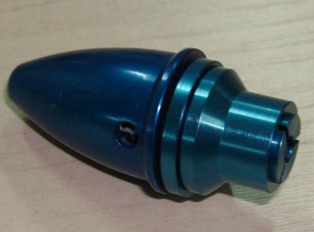 PROP ADAPTER 3.17MM E-MAX SPINNER BLUE