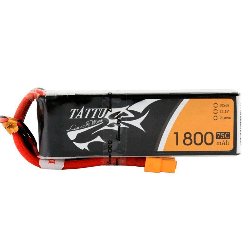 GENS ACE TATTU 11.1V 1800MA 75C 3S LIPO XT60