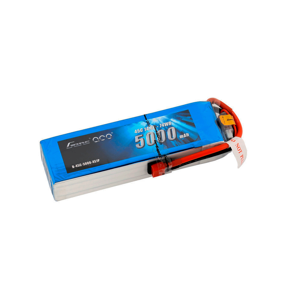 GENS ACE 14.8V 5000MAH 45C 4S LIPO DEAN PLUG