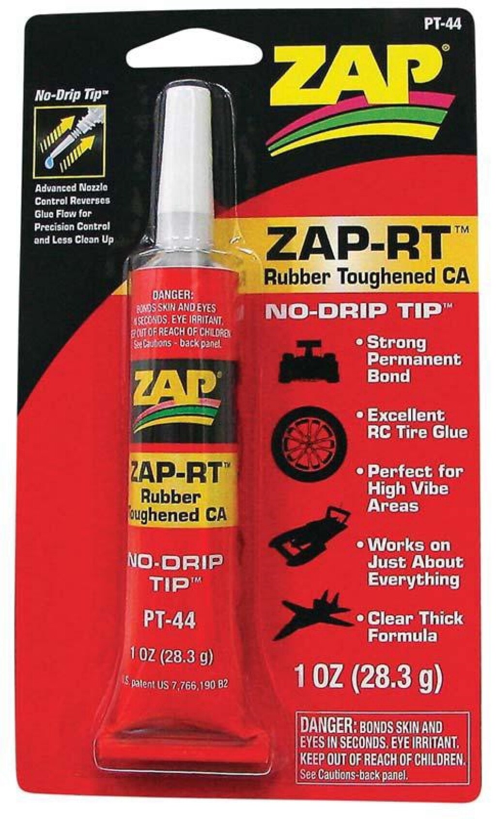 COLA ZAP ZAP-RT RUBBER TOUGHENED CA 1OZ PT-44