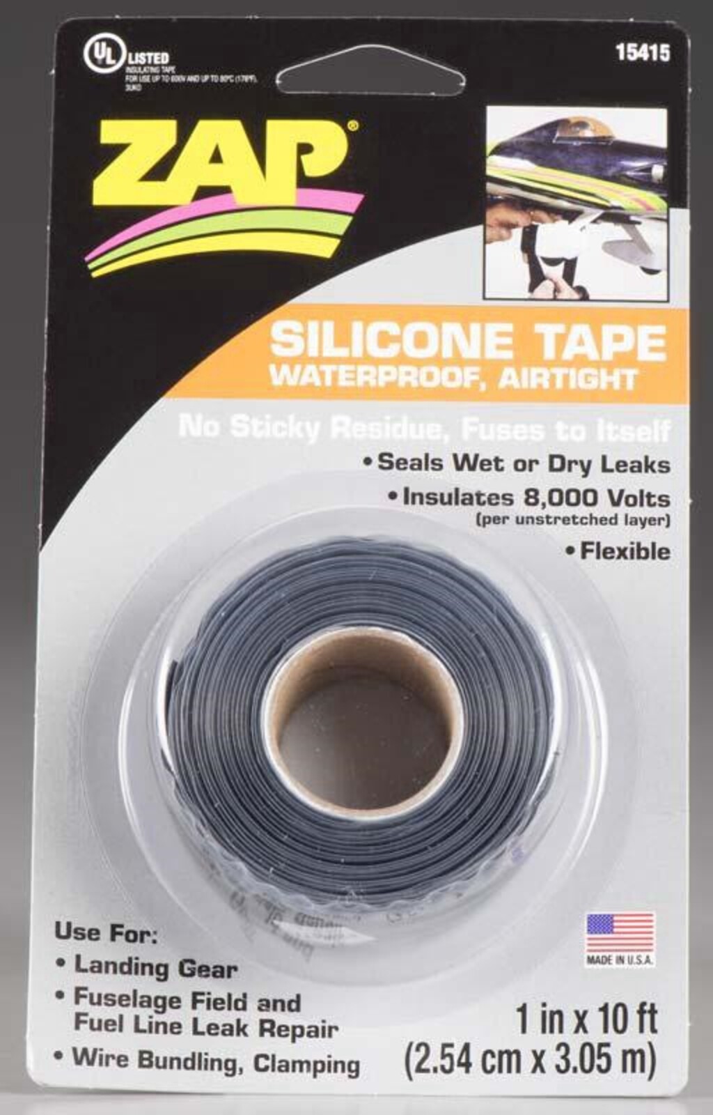 FITA ZAP SILICONE TAPE WATERPROOF AIRTIGHT 1INX10FT 15415