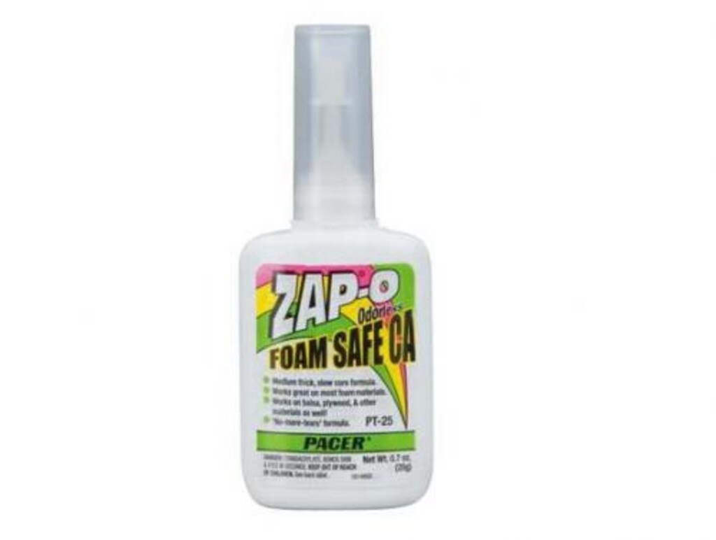 COLA ZAP ZAP-O FOAM SAFE CA ODORLESS GLUE 0.7OZ PT-25