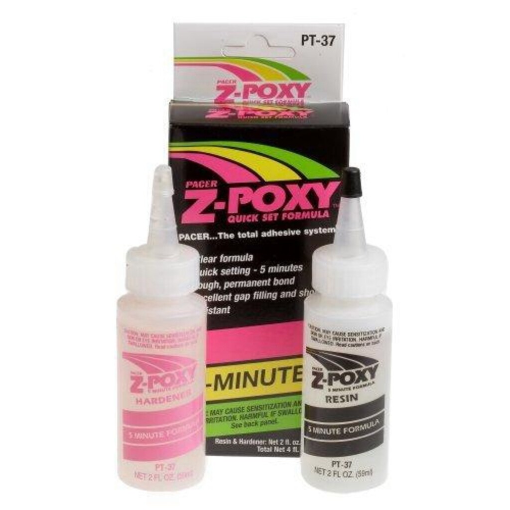 COLA ZAP Z-POXY 5 MINUTE EPOXY 8OZ PT-38