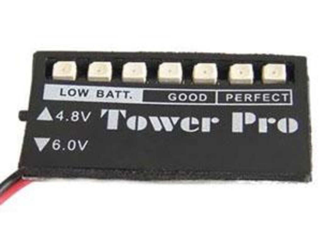 INDIC.CARGA 4.8~6V TOWERPRO WATCH BW4607