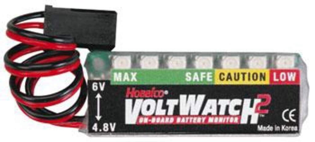 INDIC.CARGA 4.8~6V HOBB.VOLTWATCH 0332