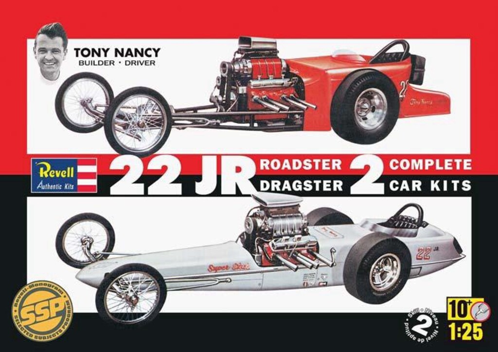 REVEL 1/25 TONY NANCY DRAGSTER ST 851224