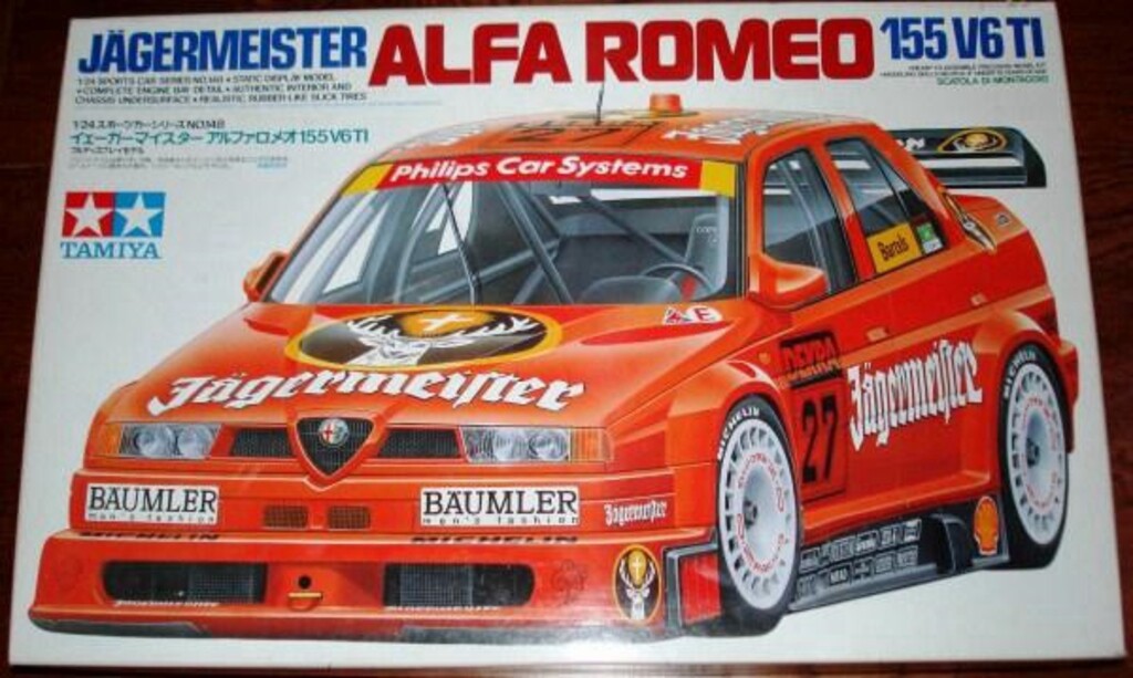 PLAST TAMIYA ALFA ROMEU V6 ORANGE 24148