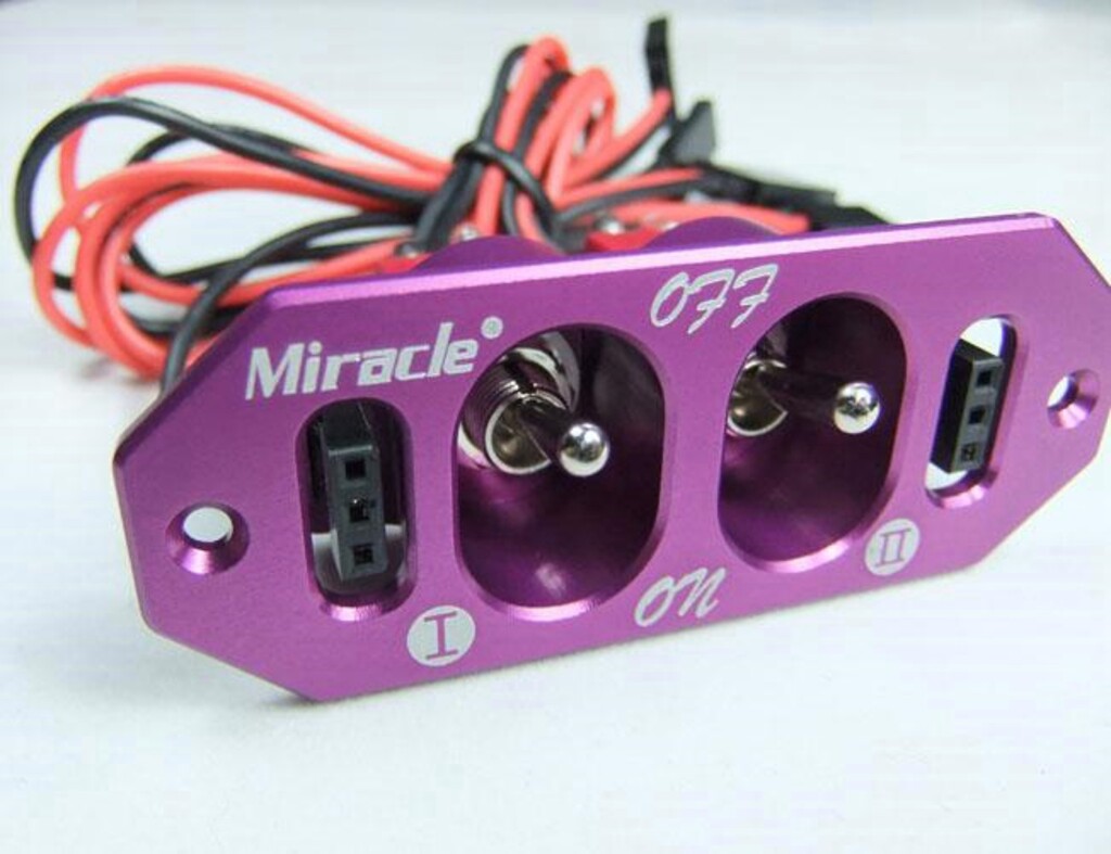 MIRACLE TWIN POWER SWITCH ALUMINUM J-001