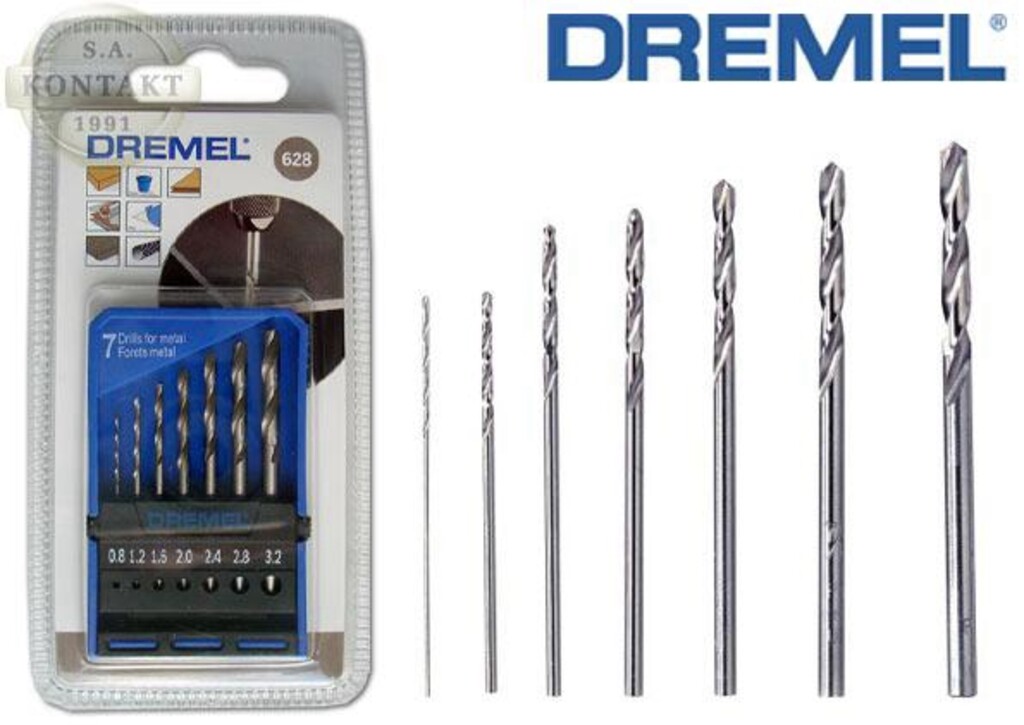 DREMEL DRILL BIT SET 7PC 628