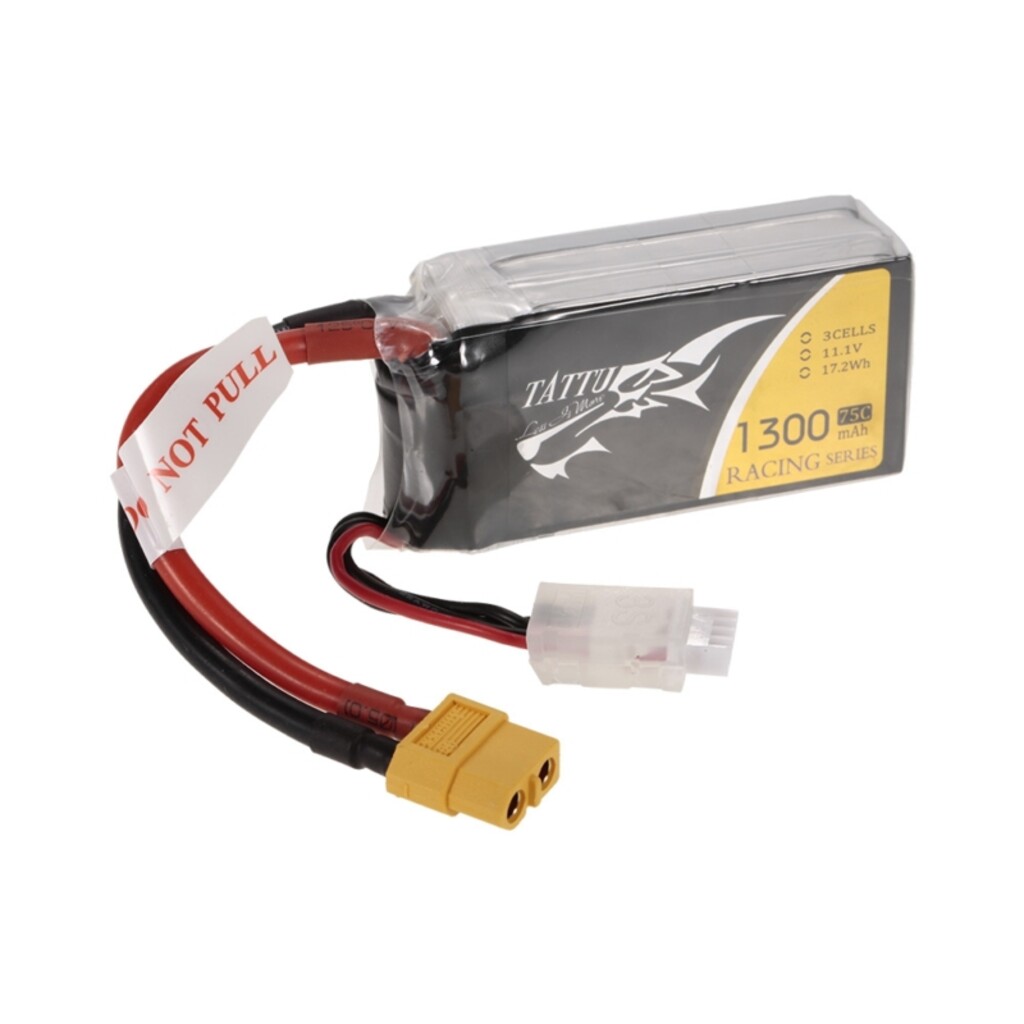 GENS ACE 11.1V 1300MA 75C XT60 RACE TATTU