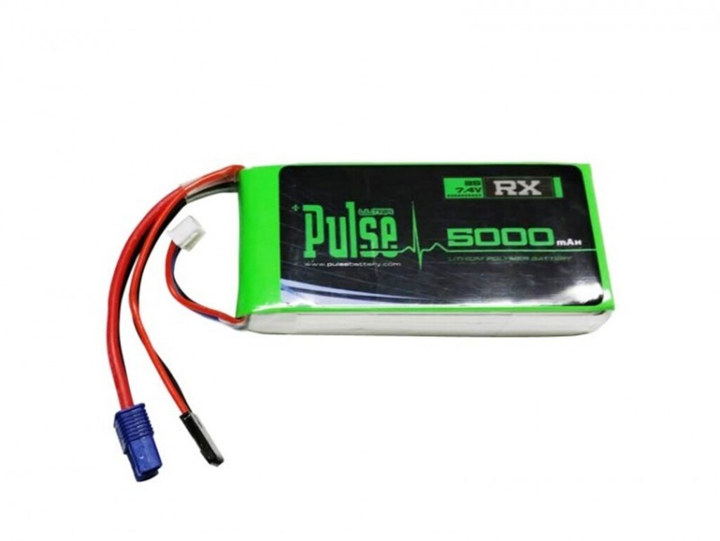 PULSE 7.4V 5000MA 15C RX PLURX15-50002