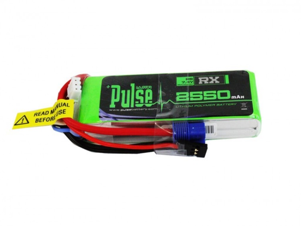 PULSE 7.4V 2250MA 15C RX PLURX15-25502